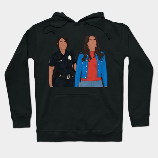 Athena Grant-Nash & May Grant | 911 Hoodie by icantdrawfaces